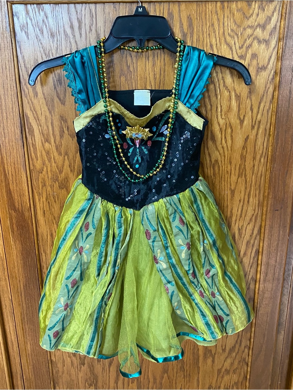 Girls Disney Frozen Princess Anna Halloween Costume gown